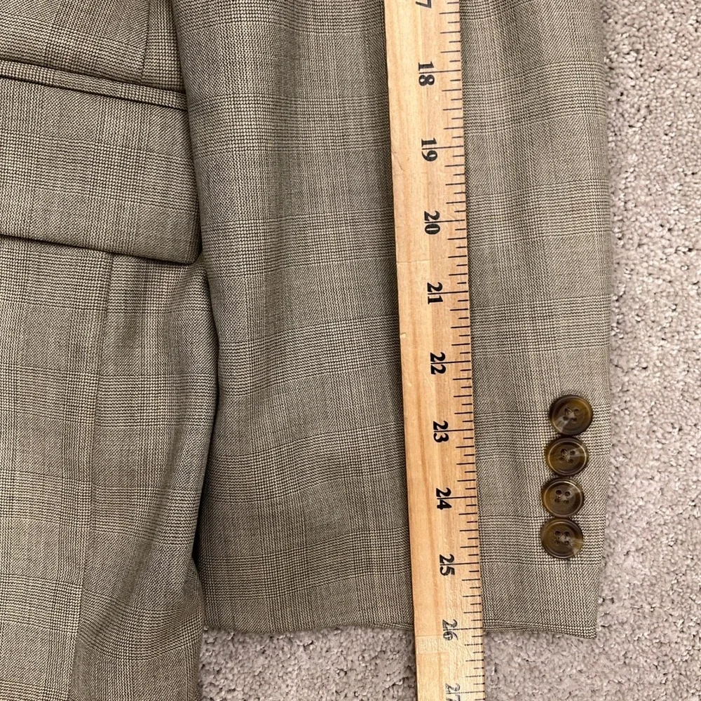 Chaps Ralph Lauren Blazer Mens 42R Tan Glen Plaid Wool Cashmere Jacket  Canada‎
